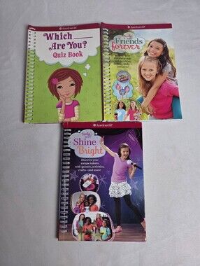 American Girl Lot Of 3 Books Crafting Fun Quuz Books